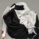 Adult Clown Costume Jumpsuit Costume Horror Movie Halloween The Killer Clown Outfits (X-Large, Black, White)