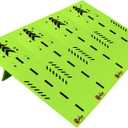 RC Car Jump Ramp Takeoff Board RC Ramp for Jumping Stunt Playset for 1/12 1/14 1/16 1/18 1/24 Remote Control Model Car, 4 Boards (Green)
