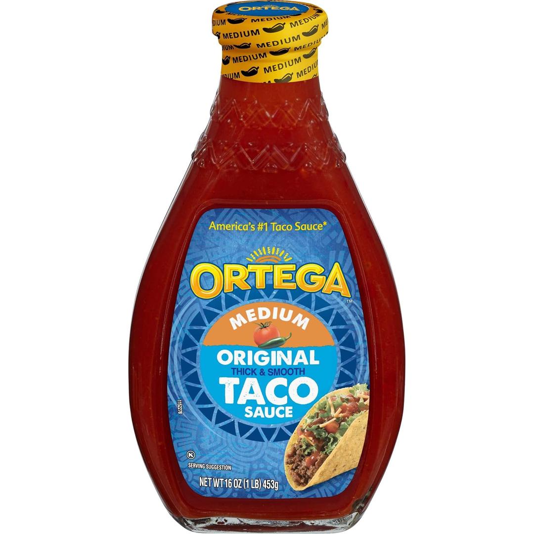 Ortega Original Taco Sauce, Medium, 16 Ounce, Expiry: 06/09/28
