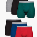 Hanes Men Hanes Boxer Briefs, Cool Dri MoistureWicking Underwear, Cotton NoRideup for Men, Size Medium