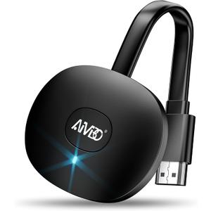 Wireless HDMI 4K Display Adapter, SOCLLLife WiFi Casting Dongle for iOS, Android, Windows, Mac Devices to TV/Monitor/Projector, Supports Miracast, Airplay, DLNA - Screen Mirror Video & Audio Easily