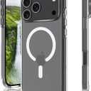 ZONZEE for Clear iPhone 17 Pro Max Case Compatible with MagSafe, Military Grade Drop Protection Shockproof Cover, Scratch Resistant Transparent Phone Case for iPhone 17 Pro Max