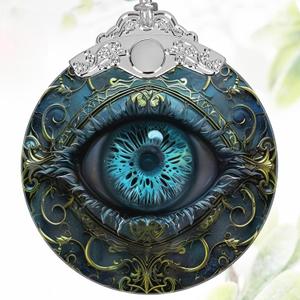 3" Stained Glass Christmas Decoration, Christmas Ornaments, Heirloom Keepsake, Gift Exchange, Gift Idea, Bauble Present - Mystical Eye