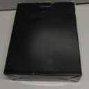 Heated Shower Mirror Fogless for Shaving, 3 Colors Stepless Dimmable Lights Fogless Mirror for Shower, Rechargeable Anti Fog Shaving Mirror for Shower with Razor Holder for Men, Light Memory Function (Black)