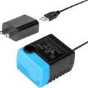 Replacement Pump for Pet Drinking Fountains - SP-400LV USB Replacement Pump with Adaptor-Compatible with Butterfly, Ceramic, Stainless Steel and 360 Dog & Cat Water Dispensers