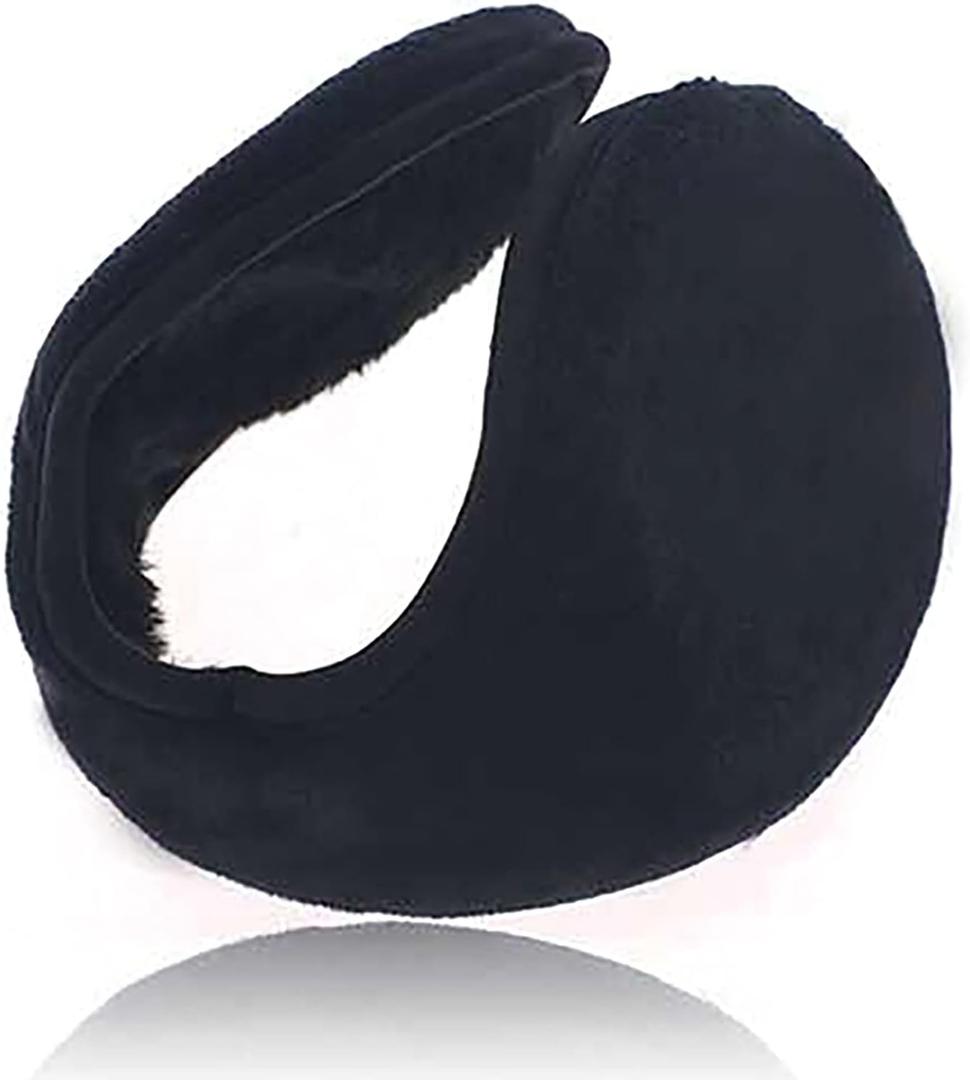 Bluelans Unisex Foldable Ear Warmers Polar Fleece Winter EarMuffs Ear Muffs, Ear Warmers for Men & Women, Ear Covers for Cold Weather Random Color