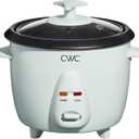 COOK WITH COLOR 6 Cup Rice Cooker 300W - Effortless Cooking and Perfectly, Cooks 3 Cups of Raw Rice for 6 Cups of Cooked Rice, Sage