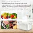 10 PS Fridge Food Storage Container with Colander, Plastic Fresh Produce Saver Keeper for Vegetable Fruit Berry Salad Lettuce Meat Fish, BPA Free Kitchen Refrigerator Organizer Bins (6.2L-0.8L)