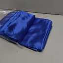 4 Pack Royal Blue Satin Tablecloth 58 x 102 Inches, Rectangular Satin Table Cloths for Wedding Reception, Birthday Party, Graduation & Holiday Banquet Tables