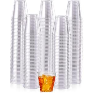 JOLLY CHEF 1000 Pack Plastic Shot Glasses-2 oz Disposable Cups 2 Ounce Plastic Shot Cups Ideal for Whiskey, Tasting,Food Samples,Perfect for Halloween, Thanksgiving,Christmas Party