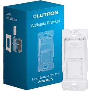 Lutron Caseta Smart Lighting Wall Plate Bracket for Pico Smart Remote(Pico Sold Separately), Directly Mount Pico Remote To The Wall, 3-Way (No Wires Required), PICO-WBX-ADAPT (1 Pack)