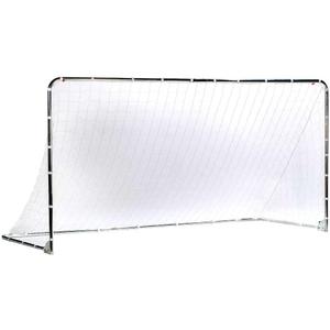 Franklin Sports Competition Soccer Goals - Backyard Portable Steel Soccer Goals - Adult + Youth Soccer Goal with Net + Ground Stakes Included - Multiple Sizes + Colors