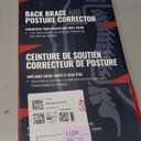Fit Geno Back Brace Posture Corrector for Women and Men, Shoulder Straightener, Adjustable Full Back Support, Upper and Lower Back Pain Relief - Scoliosis, Hunchback, Hump, Thoracic, Spine Corrector (Medium/Large, Black)