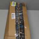 Buganda Front Door Mat Indoor Outdoor Entrance, Non-Slip Natural Rubber Doormats, Easy Clean, Low Profile, Dirt Trapper Entryway Floor Mats for Outside, Garages and Patios, 36x24, Beige