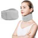 Neck Brace for Neck Pain and Support, Neck Support Brace, Adjustable Cervical Collar, Gray