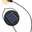 AA 600Mah Solar Light Replacement Top Parts for Solar Outdoor Lantern, Waterproof LED Lights for Yard, Garden, Patio Decor DIY Gifts (1Pack)