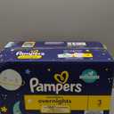 Pampers ZZZ Overnight Diapers, Size 3 (16-28 lbs), 116 Count, Nighttime Protection Disposable Baby Diaper, Night Time Leak and Skin Protection