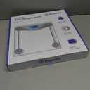 Etekcity Digital Body Weight Bathroom Scale, Large Blue LCD Backlight Display, High Precision Measurements,6mm Tempered Glass, 400 Pounds (Blinding Silver)