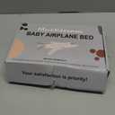 Baby Airplane Bed, Baby Travel Essentials for Flying, Toddler Airplane Seat Extender Must Haves, Plane Portable Seat Foot Rest for Infant Under 8 Months(Blue)