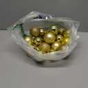 Napzy 18 Count Shatterproof Christmas Ball Ornaments Set, 2.36 Inch Golden Christmas Tree Decorations for Xmas Holiday Party Decor, Wreath and Garland Hanging Balls