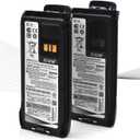 (2-Pack) 7.2V 2200mAh PMNN4807A Li-ion Battery Replacement for R7 Portable Two Way Radios IP68 Rated