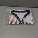 VILOVE American Flag Shirt Tops Women 4th of July T-Shirts Ring Hole Star Stripes USA Short Sleeve V-Neck Patriotic Tees (S)