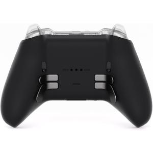 eXtremeRate Replacement Bottom Shell Case for Xbox Elite Series 2 Controller, Custom Black Back Housing Shell Cover for Xbox Elite Series 2 Core Wireless Controller Model 1797