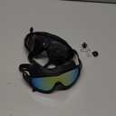 Rantizon Swim Goggles 2 Pack, Wide View Anti Fog&UV Swimming Goggles for Audlt, No Leaking Swim Glasses for Men Women Kids (Large for Adults, Aqua & Bright Silver)