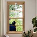 Window Locks for up and Down Windows (White-for Cabin Window Privacy and Security-Adjustable18 to 30 in, Security Bars for Windows-Window Locks-Window Safety Bars-Window Lock bar