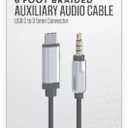Acoustix USB C TO 3,5MM CABLE 6FT BK