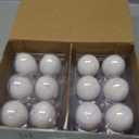Geiserailie 24 Pcs Ceramic Eggs Fake Eggs DIY Ceramic Crafts for Help Laying Hen for Farm Home Nesting Box Agricultural Tool(White)