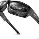 suoso Sports Polarized Sunglasses for Men: Women UV400 Protection Wrap Around Sun Glasses for Golf Fishing Running Driving