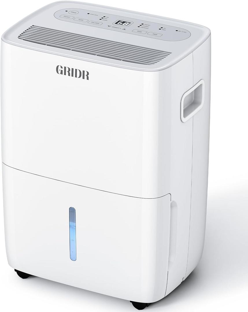 2500 Sq.Ft Energy Star Dehumidifier for Basement, Max 42 Pint/D, 5.5L Water Tank, Dehumidifiers for Home Large Room Bedroom Bathroom with Drain Hose, Intelligent Humidistat, Auto Defrost, 24H Timer (White) 2500 Sq.Ft Energy Star Dehumidifier for Basement, Max 42 Pint/D, 5.5L Water Tank, Dehumidifiers for Home Large Room Bedroom Bathroom with Drain Hose, Intelligent Humidistat, Auto Defrost, 24H Timer (White)