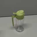 TrendPlain 16oz/470ml Glass Olive Oil Sprayer for Cooking  2 in 1 Olive Oil Dispenser Bottle for Kitchen Gadgets and Air Fryer Accessories, Salad, BBQ - Green