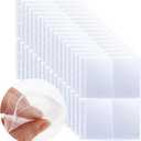 Photocard Sleeves 50 Pack 400 Pockets 6 Ring A5 Binder Sleeves 2.5x3.5 Inch Double-Sided 4 Pocket Page Protector for Game Cards, Photos, Postcards