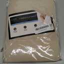 King Size Flat Sheet - Hotel Quality Top Flat Bed Sheet Only - Ultra-Soft, Comfy, Breathable & Cooling - Fade & Wrinkle Free - Easy-Care, Stain & Shrink Resistant Bedding - Easy-Fit & Oeko-Tex - Cream