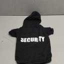 Dog Hoodie Security Dog Sweater Soft Brushed Fleece Clothes Hoodie Sweatshirt with Pocket Sweaters for Medium Dogs (M)