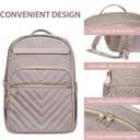 VANKEAN Laptop Backpack for Women,15.6 Inch Laptop Computer Bag Travel Backpack Purse,Waterproof Work Business Backpack College Teacher Bags, Light Dusty Pink