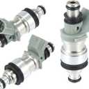 X AUTOHAUX 6 Pcs 23250-62030 Fuel Injector Nozzle Fit for Toyota T100 3.4L Tacoma 4Runner Tacoma 3.4L for Lexus ES300 Camry 3.0L 23209-62030 842-12183 FJ180