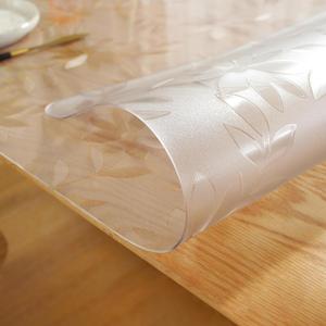LovePads PVC Table Protector, 1.5mm Thick, 30 x 60 Inches Floral for Dining Room Wooden Tables