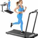 Walking Pad Treadmill, 3 in 1 Portable Under Desk Treadmills for Home Small Space, Quiet Compact Folding Treadmill with Remote Control, 320 LBS Capacity