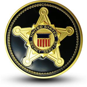 3 x Yakin shop United States Secret Service Challenge Coin