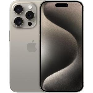 Apple iPhone 15 Pro Max, 512GB, Natural Titanium - Unlocked (Renewed)