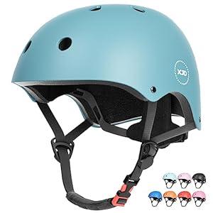 XJD Toddler Bike Helmet for Baby/ Infant 1-8 Years Old, Adjustable Skateboard Helmet for Kids Boys Girls (Deep-Blue, Small:18.9"-21.2"/ 3-8 Years)