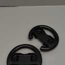 JoyHood Steering Wheel Compatible with Switch/Switch OLED Joy-Con Controller [2 Pack] Racing Wheel Controllers fit for Mario Kart 8 Deluxe - Black