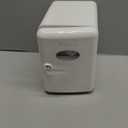 Simple Deluxe 6L Portable Mini Fridge with Observation Window, Warmer and Cooler 9 Cans Compact Refrigerator, 100% Freon-Free & Eco Friendly, White