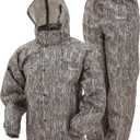 FROGG TOGGS Men's Classic All-Sport Waterproof Breathable Rain Suit (3X-Large, Mossy Oak Bottomland)
