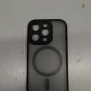 TOCOL for iPhone 16 Pro Case, Full Camera Protection, Compatible with Magsafe, Drop Protection, Translucent Magnetic Matte Phone Case for iPhone 16 Pro 6.3 inch (Black)