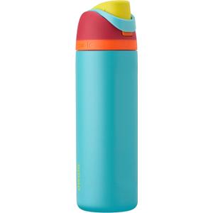 Owala FreeSip Insulated Stainless Steel Water Bottle with Straw, BPA-Free Sports Water Bottle, Great for Travel, 24 Oz, Summer Sweetness