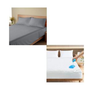 SPRINGSPIRIT Mattress Cover Waterproof 3ft x 6ft Grey